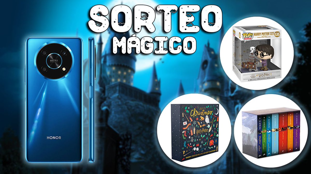 🎁  SORTEO MÁGICO  🎁

PARTICIPA Y GANA ⬇️

• Smartphone HONOR Magic4 Lite
• Estuche libros Harry Potter
• Calendario de adviento 
• Funko Pop Harry Potter🚂

INSTRUCCIONES muy fáciles ⬇️

1⃣ HAZ RT a este tweet

2⃣ SIGUE a <a href="/Honor_ES/">HONOR</a> 

¡SUERTE! ☘️

*Fin 17/12
