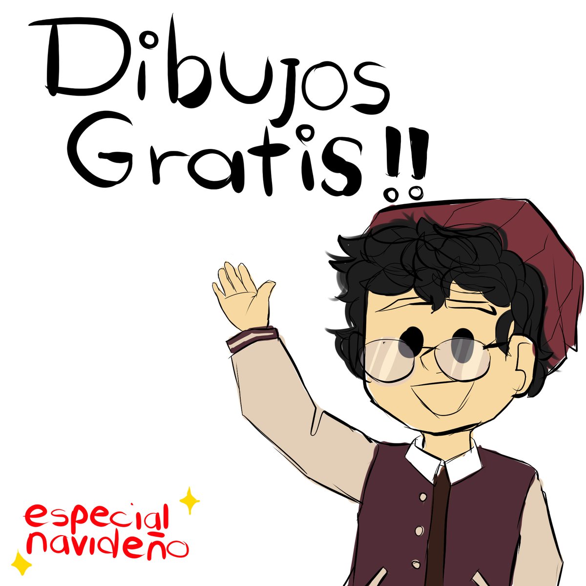 Dibujos gratis !! un regalo de navidad para ustedes :)❄️☃️🎅🏾 
REQUISITOS:
- DAR ME GUSTA❤️
- RT ✅
- COMENTAR TU OC
