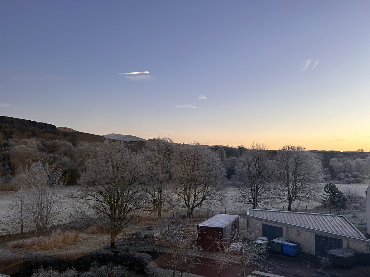 Sunrise from my classroom this morning ❤️🥶