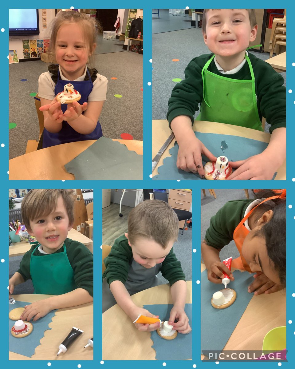 Reception Cookery Club made melting snowmen tonight. We had so much fun! @StJosephStBede #SJSBEYFS