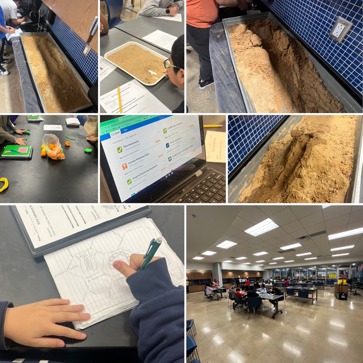 Creating real life versions of landforms through weathering, erosion, and deposition by wind, water, or ice! Students traveled through 8 stations to analyze, identify, and represent landforms. <a href="/MarionMavericks/">Marion Mavericks</a> <a href="/dewittmarion5/">DeWittMarion</a> #20yearsME