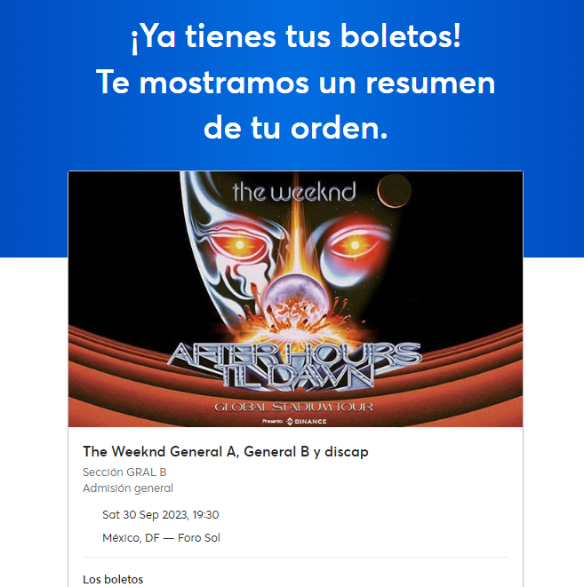 srtajakez's tweet photo. ¡Se logró! @theweeknd te veo el próximo año.
@vianey_campas #theweekndMX https://t.co/r8TsyhfXSg