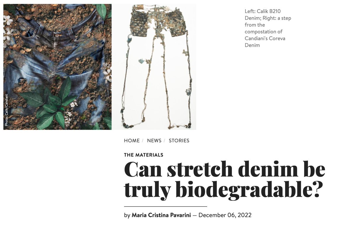 C.L.A.S.S. eco hub (@classecohub) on Twitter photo Super interesting article by <a href="/thespinoffmag/">The SPIN OFF</a> featuring an interview of our CEO & Founder Giusy Bettoni, discussing the biodegradability of denim.
Have a nice read!
#Sustainability #fashion
the-spin-off.com/news/stories/T… Super interesting article by <a href="/thespinoffmag/">The SPIN OFF</a> featuring an interview of our CEO & Founder Giusy Bettoni, discussing the biodegradability of denim.
Have a nice read!
#Sustainability #fashion
the-spin-off.com/news/stories/T…