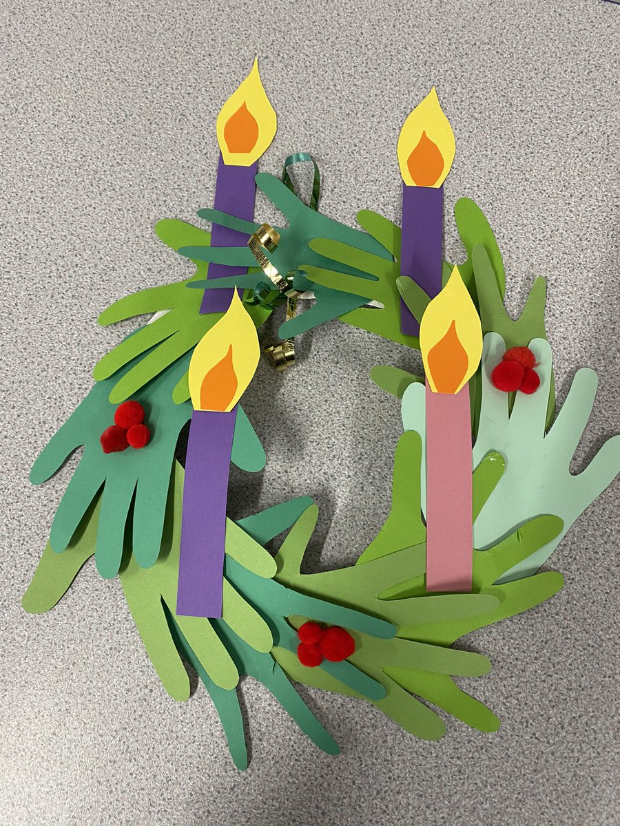 SGSYear1's tweet photo. #SGSYear1 have been learning all about Advent in RE. They worked together to create an Advent wreath and a Christingle to take home. https://t.co/tLyVMtUo3T