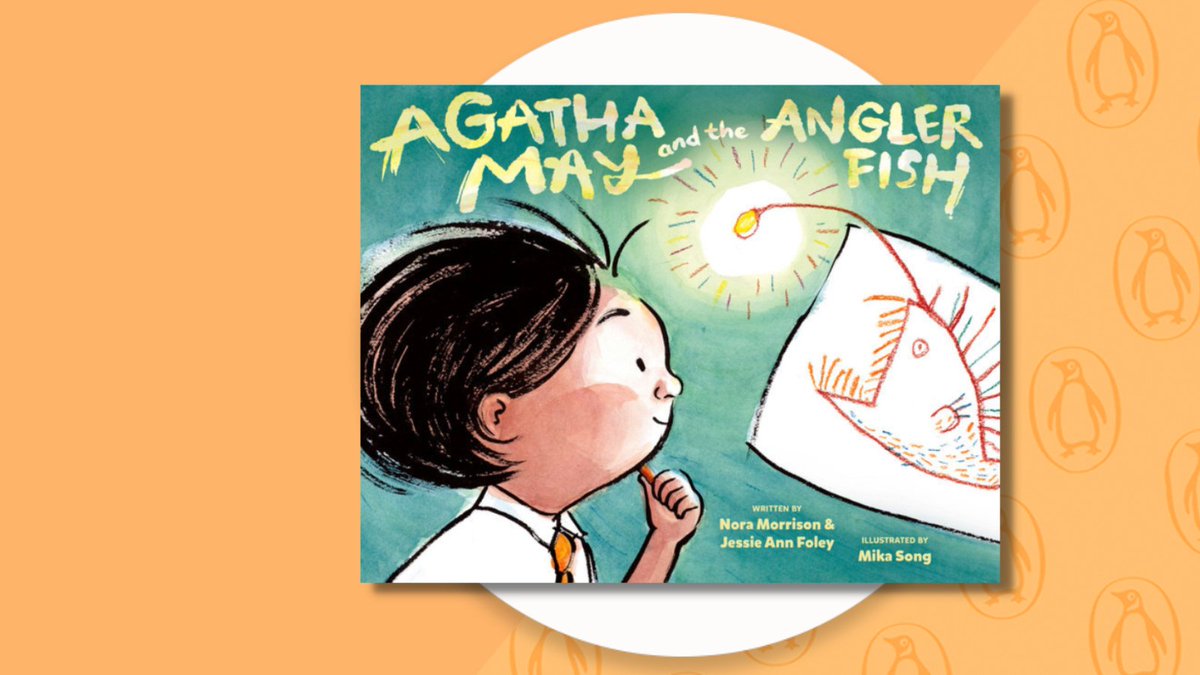 Happy #BookBirthday to AGATHA MAY AND THE ANGLERFISH by Nora Morrison and Jessie Ann Foley, illustrated by @mikasongdraws! A funny, fish-filled story about the joys of learning, and being yourself, for ages 5-8. ➡️ bit.ly/3USo8En