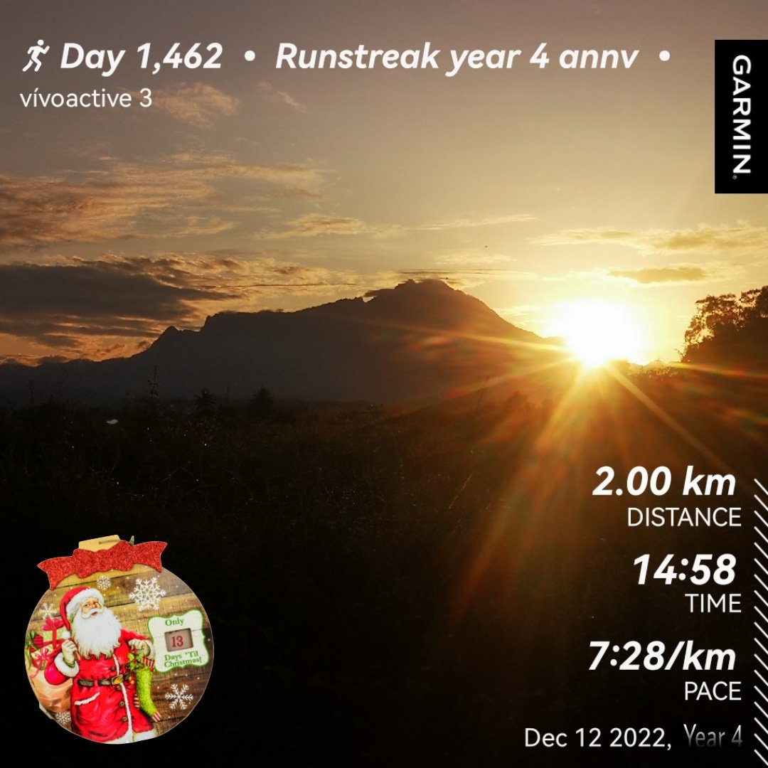 Day 1,462 One thousand  four hundred sixty two ° days of  #RunStreak
*
Sakit lari, tapi lebih sakit tidak lari. 
*
• #run #running  #Running8Home  #runner #runforlife  #runnerscommunity #runnersofinstagram 
#runningday #runnersworld #rwrunstreak #runningmotivation #runningviews