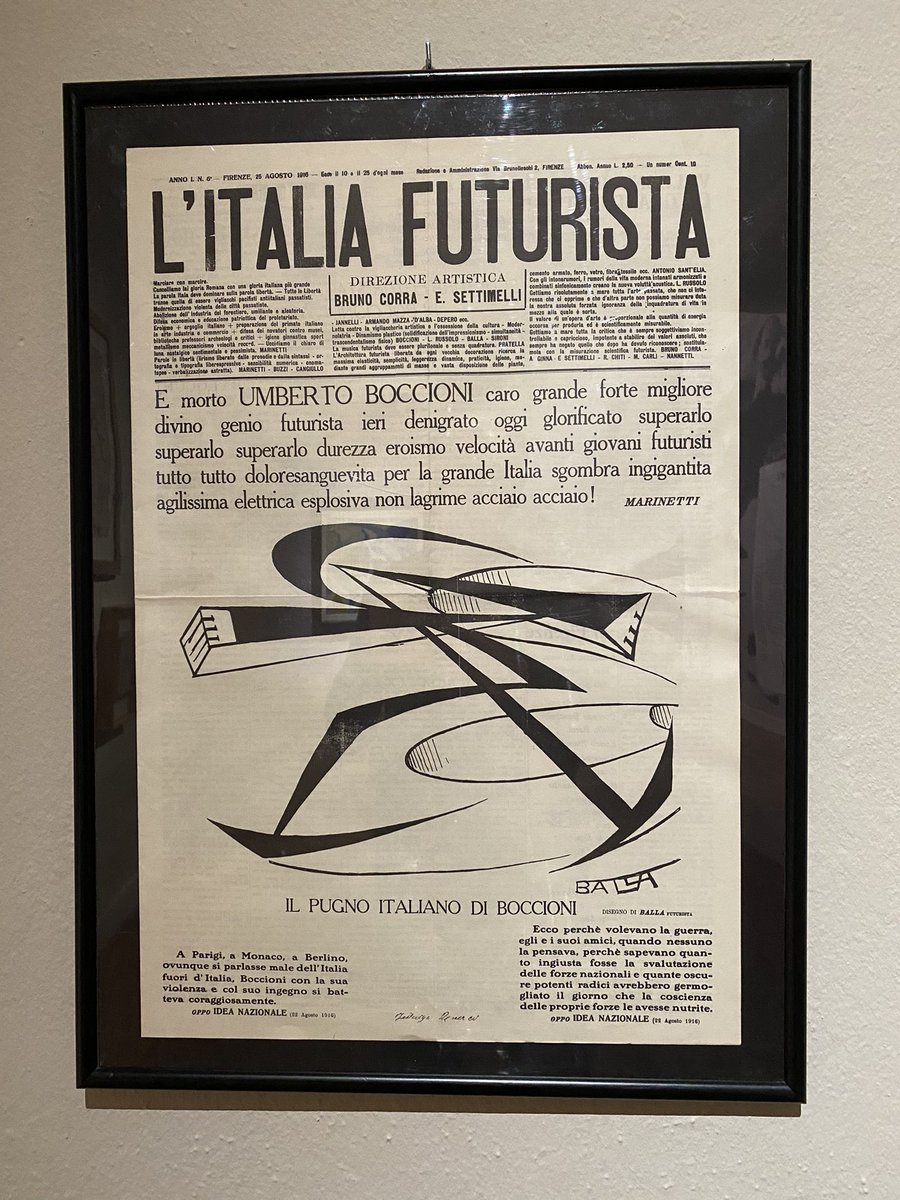 In het Rijksmuseum Twenthe is tot en met 19 februari 2023 de tentoonstelling Marinetti en het Futurisme te zien. Razend interessant. Altijd geïnteresseerd in de begindagen van de techniek toog Gerrit Brand voor Kunstkrant.nl naar Twente. kunstkrant.nl/musea/marinett…