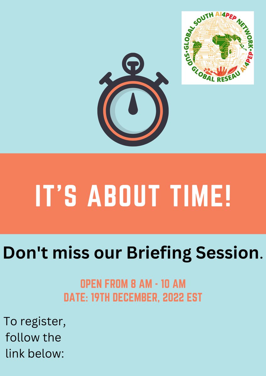 theACADIC's tweet photo. Please register here for the briefing session: https://t.co/QQyQwRwElO……
Learn more about the call: https://t.co/i9aKIvOcZy
@dzevela
@WitsUniversity
@YorkUScience
#AI #decolonizingresearch #Artificialintelligence #asia #Africa #Caribbean https://t.co/3f2sVUo4fn
