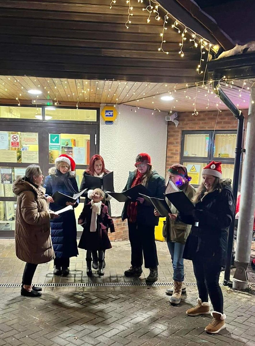 Singing tonight at the Glencorse barracks family Christmas celebration.