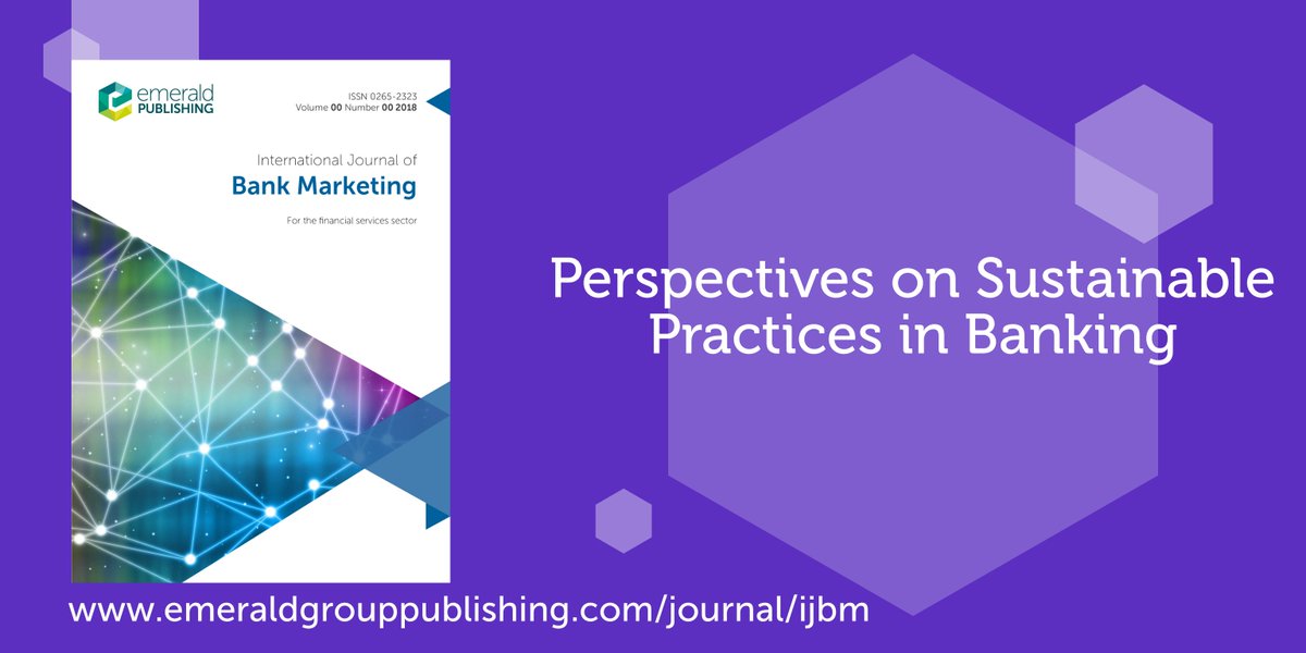 Have you conducted research which investigates the Perspectives on Sustainable Practices in Banking? Follow the link for more information about this call for papers: bit.ly/3rn5oQJ #Marketing <a href="/Deeolough/">Prof Deirdre O'Loughlin</a> @BusinessatUL <a href="/ProfMcEachern/">Morven McEachern</a> <a href="/UoHBusinessSch/">Huddersfield Business School</a>