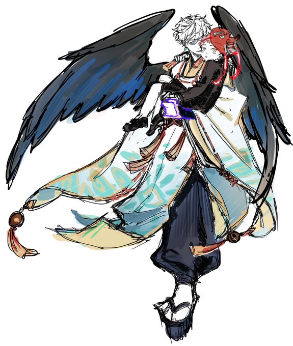 「japanese clothes tengu mask」 illustration images(Latest)