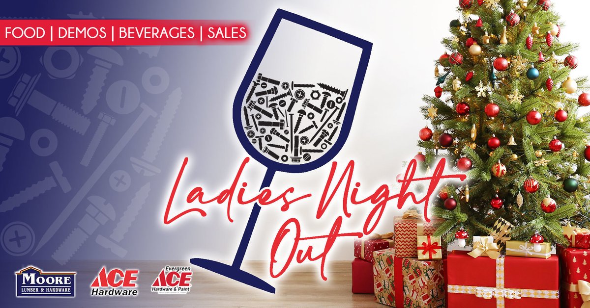 MooreLumber's tweet photo. Ladies: Make plans now for Ladies Night this Saturday starting at 6PM. More details on what you can win coming this week. Stay Tuned. https://t.co/MHkc4dMTbq