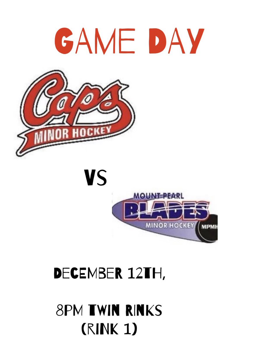 ITS GAME DAY!!!!! LETS GO CAPS!!!! <a href="/DJHLnews/">@djhlnews</a> <a href="/SJMHA/">St. John's Caps</a>