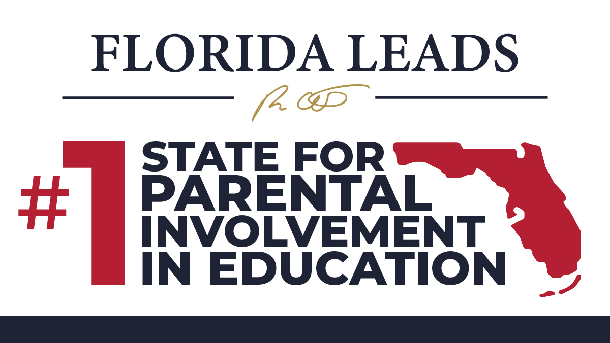 In Florida, we are committed to protecting parents’ right to be involved in their child’s education, and we are proud to be leading the charge nationwide.