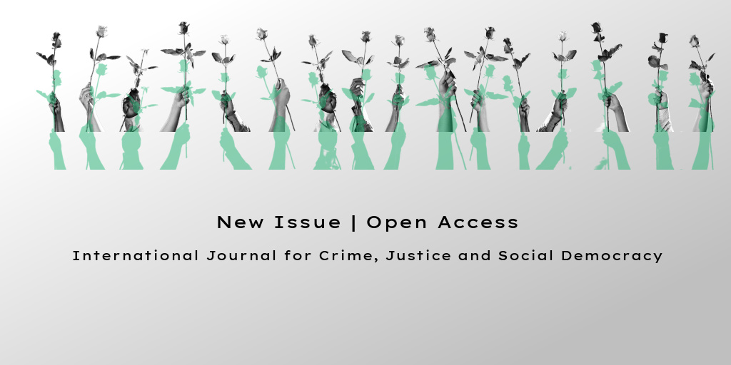 In latest issue <a href="/mmattmitchell/">Matthew Mitchell</a> <a href="/AdrienMccrory/">Adrien McCrory</a> <a href="/skaburskis/">Isabelle Skaburskis</a> Brenda Appleton findings on #trans and gender diverse people’s experiences with the Victorian criminal legal system and insights from lawyers working with #TGD people #QueerCriminology
#LGBTIQ+
➡️doi.org/10.5204/ijcjsd…