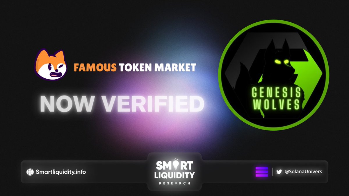 SolanaUnivers's tweet photo. β@GenesisWolfNFT has been verified on @FamousTokenMkt
βThe goal of #GenesisWolves is not just to be a quality PFP NFT, but a scaling project with developments rewarding holders.
π½INFO
https://t.co/kJdRWiIEeu https://t.co/FKBWc6HW4d