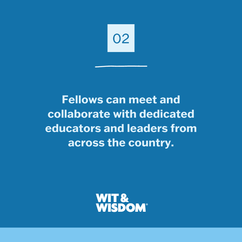 WitWisdomELA's tweet photo. Still wondering if the fellowship program is right for you? Here are three reasons you should apply today.