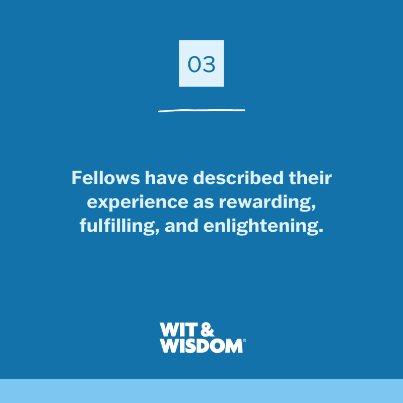 WitWisdomELA's tweet photo. Still wondering if the fellowship program is right for you? Here are three reasons you should apply today.