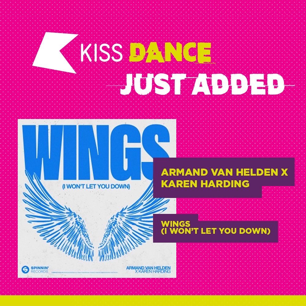 whoapromotions's tweet photo. These tunes have just been added to the Kiss Dance @KissFMUK playlist!🌟

#armandvanhelden x @KarenHarding - ‘Wings (I Won’t Let You Down)’

@wearekream - ‘Cold’ 
.
.
@SpinninRecords @wearebigbeat 
.
.
#radiosupport #kissfm #kissnights https://t.co/gJuwP1tJAS