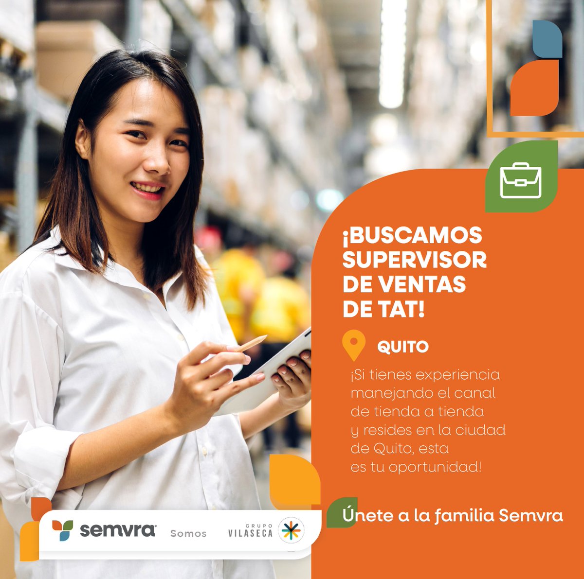 Aplica a nuestra vacante de Supervisor de Ventas.🙌🏼
Aplica aquí: bit.ly/3iVrb14
Requisitos: 
- 2 años en la posición en empresas de consumo masivo
- Construcción o ejecución de Route to Market, manejo de sistema Mobilvendor
- Liderazgo, Negociación, Orientación al Logro