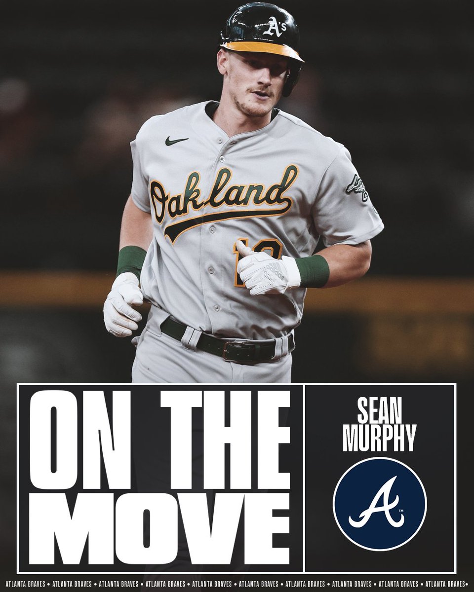 MLB's tweet photo. New week, but the stove is still hot! 

The Braves are reportedly acquiring catcher Sean Murphy, and the Brewers are acquiring catcher/DH William Contreras as part of a 3-way deal between the Braves, A's and Brewers, per @MLBNetwork Insider @JoelSherman1. https://t.co/D3xxwaMeoP