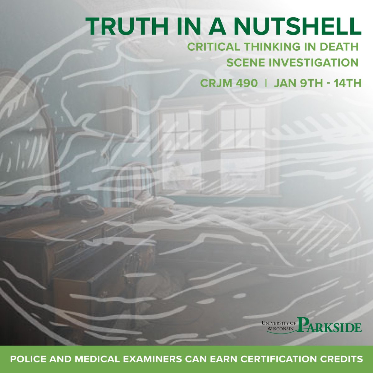 Critical Thinking in Death Scene Investigation is back! This 6 day workshop focuses on death scene investigation's concepts &amp; practicalities from a medico-legal perspective. 

Register: zcu.io/yT8j  

#criticalthinking #continuingeducation #lawenforcement  #UWP