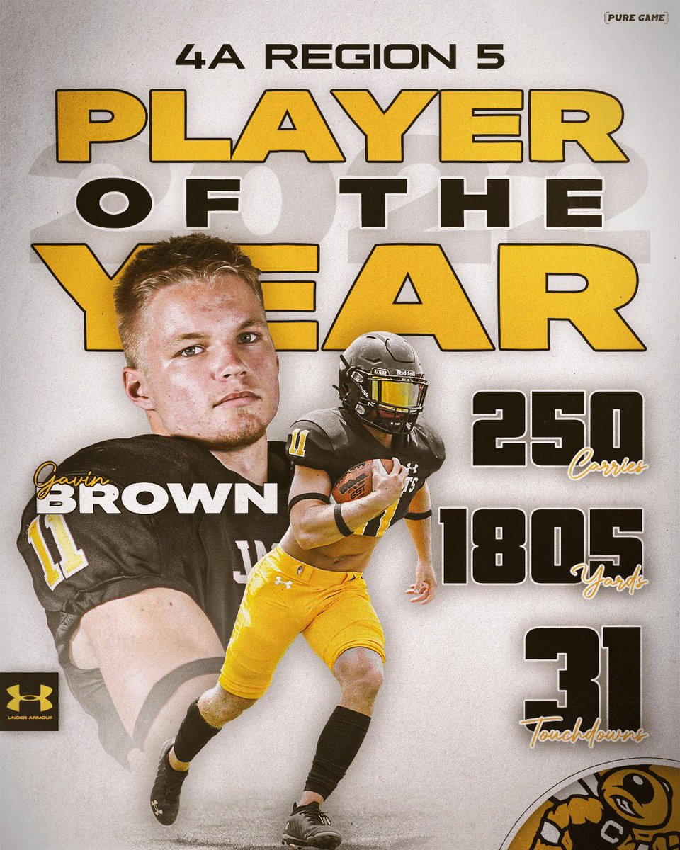 Gavin Brown (@gavin_brown11) on Twitter photo Extremely honored to receive 4a Region 5 Player of The Year, thank you teammates and coaches! <a href="/corner_jackets/">CornerJacketsFootball</a> <a href="/AL4afootball/">Alabama 4A Football</a> <a href="/coachcooper53_3/">Jon Cooper</a> <a href="/CoachHayes1121/">Coach Hayes</a> @tcamblazer <a href="/rusty_rouse/">Rusty Rouse</a> <a href="/PrepsAlabama00/">Alabama Preps Football Recruiting</a> <a href="/PrepRedzoneAL/">Prep Redzone Alabama</a> <a href="/CoachRobertJac1/">Coach R J</a> @Recruits_AL <a href="/DexPreps/">DexPreps</a> <a href="/HallTechSports1/">Hall-Tech Sports</a> <a href="/TopPreps/">College Coach / College Scout / College Recruiter</a> Extremely honored to receive 4a Region 5 Player of The Year, thank you teammates and coaches! <a href="/corner_jackets/">CornerJacketsFootball</a> <a href="/AL4afootball/">Alabama 4A Football</a> <a href="/coachcooper53_3/">Jon Cooper</a> <a href="/CoachHayes1121/">Coach Hayes</a> @tcamblazer <a href="/rusty_rouse/">Rusty Rouse</a> <a href="/PrepsAlabama00/">Alabama Preps Football Recruiting</a> <a href="/PrepRedzoneAL/">Prep Redzone Alabama</a> <a href="/CoachRobertJac1/">Coach R J</a> @Recruits_AL <a href="/DexPreps/">DexPreps</a> <a href="/HallTechSports1/">Hall-Tech Sports</a> <a href="/TopPreps/">College Coach / College Scout / College Recruiter</a>