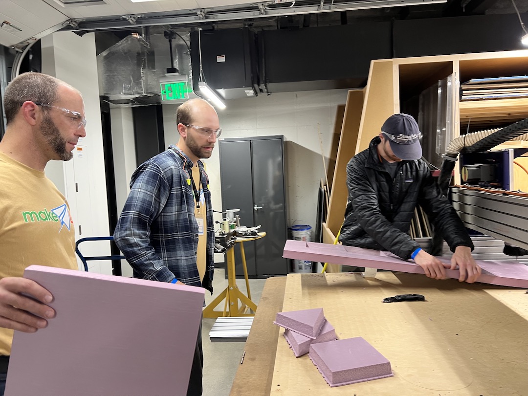 ShopBotTools's tweet photo. The fine folks @gomake48 sent us some action shots of ShopBot Engineer, Alex at Make48 in Beloit, WI from last month. Always nice to get an inside look of the tool tech action! ShopBot is looking forward to being involved in the 2023 competition season.👩🔧👨🔬
#ShopBot #CNC #Make48 https://t.co/dWaL8IV0MX