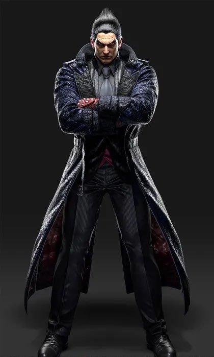 Blind Kombat on X: No trailer de Tekken 8 também pudemos ver o personagem Kazuya  Mishima. Kazuya é filho de Heihachi Mishima e pai de Jin Kazama. Ele também  possui o Devil