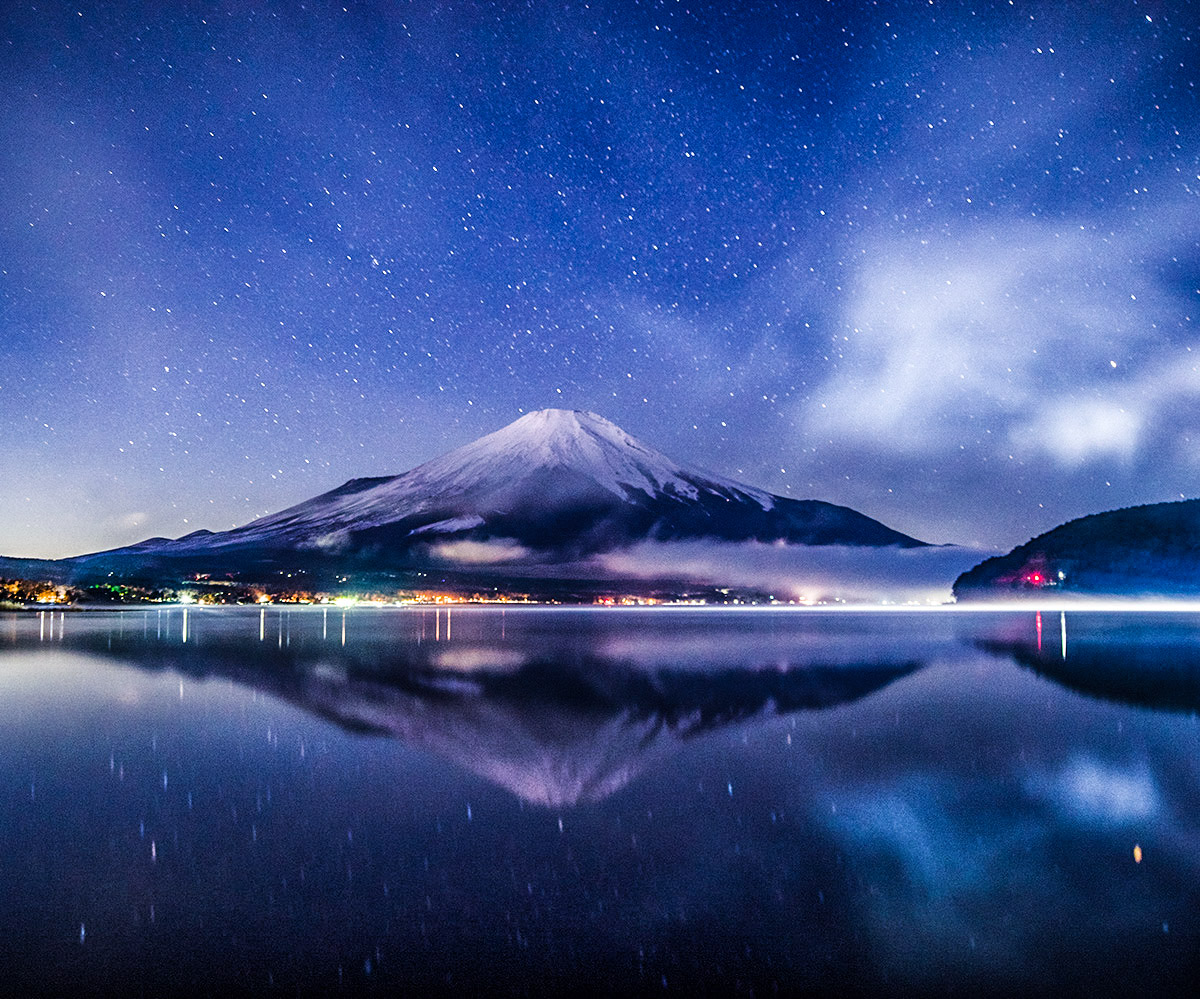 雲晴れて 山中湖で以前撮影。