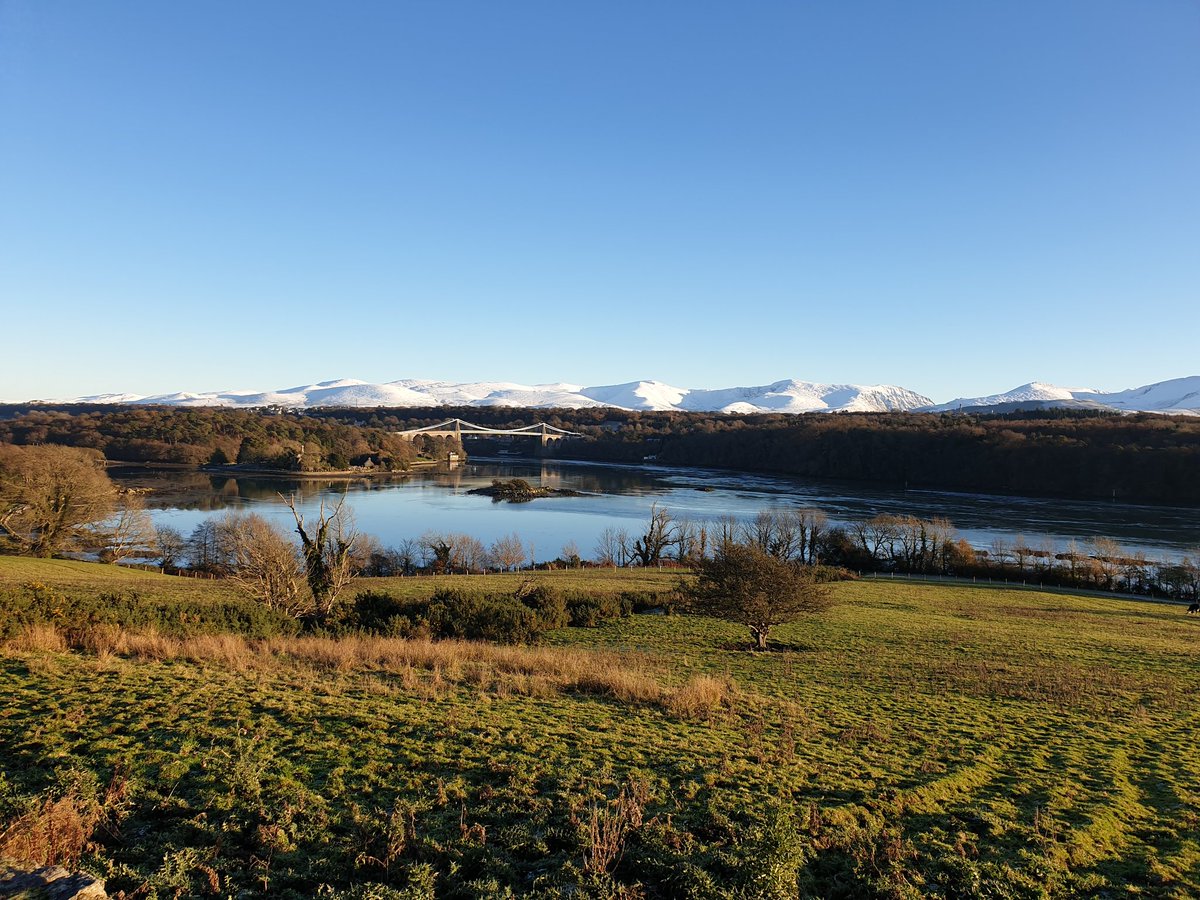 Cracking view of the mainland from Anglesey today