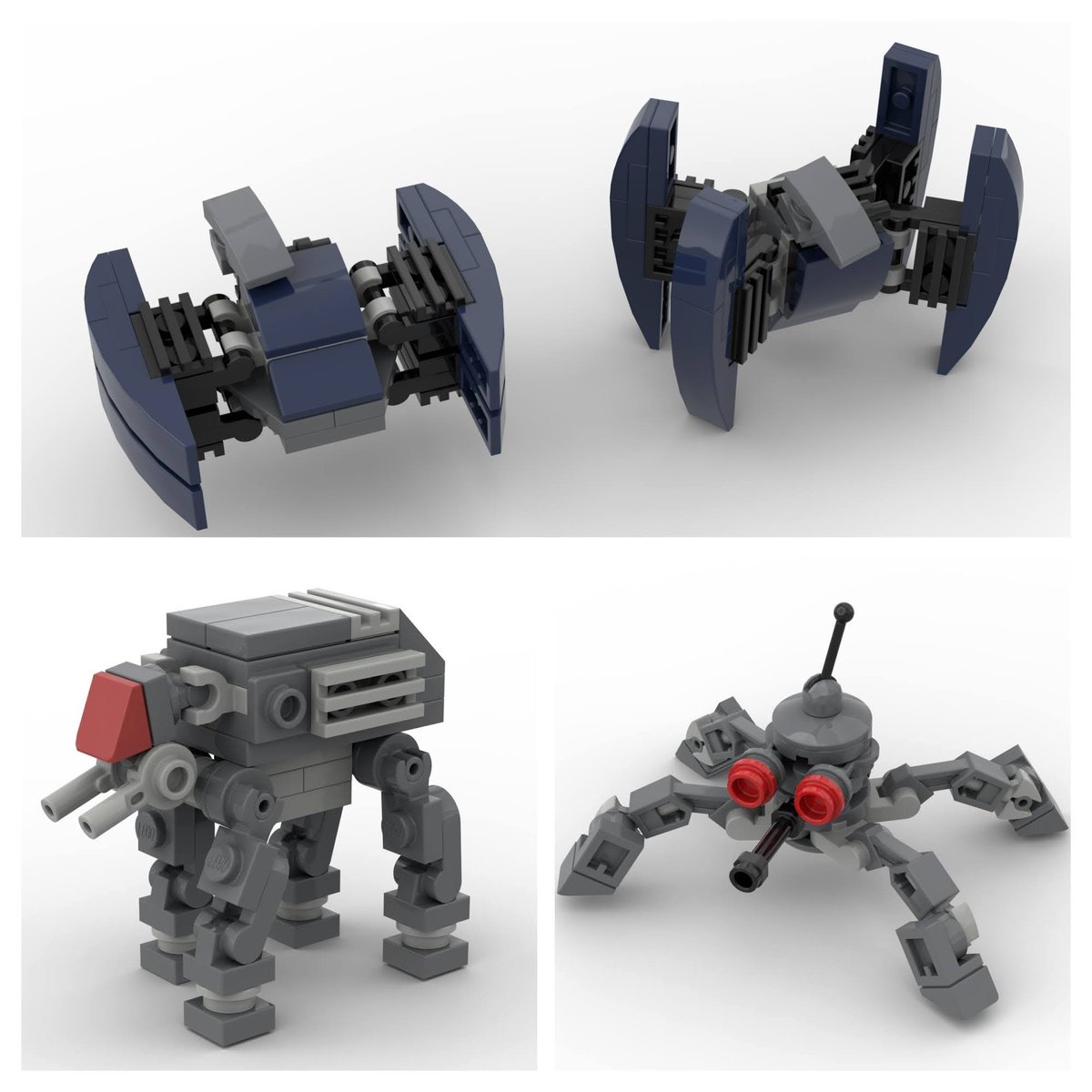 production_dam's tweet photo. Some of my mini #LEGO #StarWars builds! https://t.co/ka9GS9OaKf