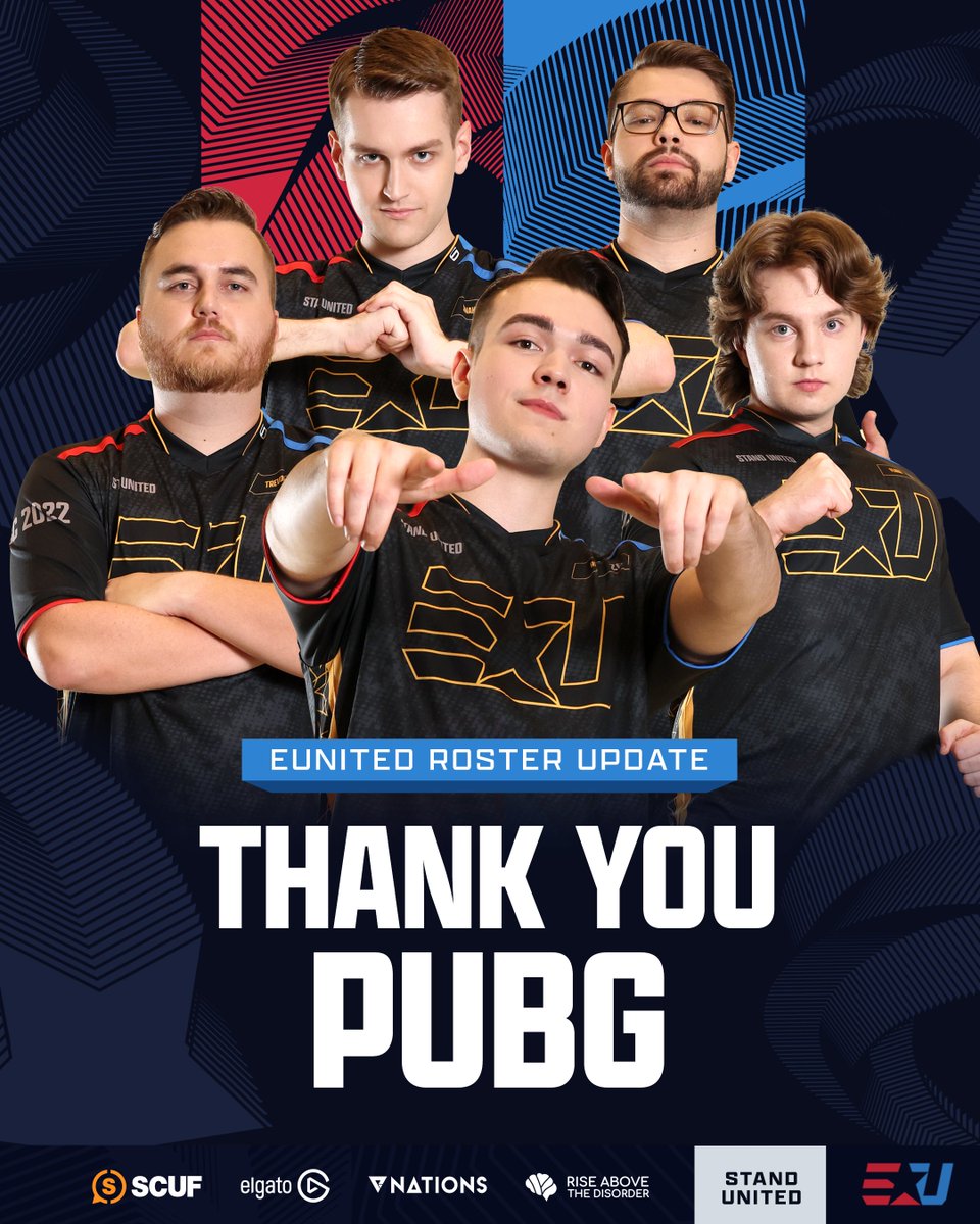 eUnited's tweet image. 2x ESL Major Champions ๐ and 4th at #PGC2022
Thank you #eUPUBG for your incredible contributions this year.
We wish you the best in your next endeavor #StandUnited