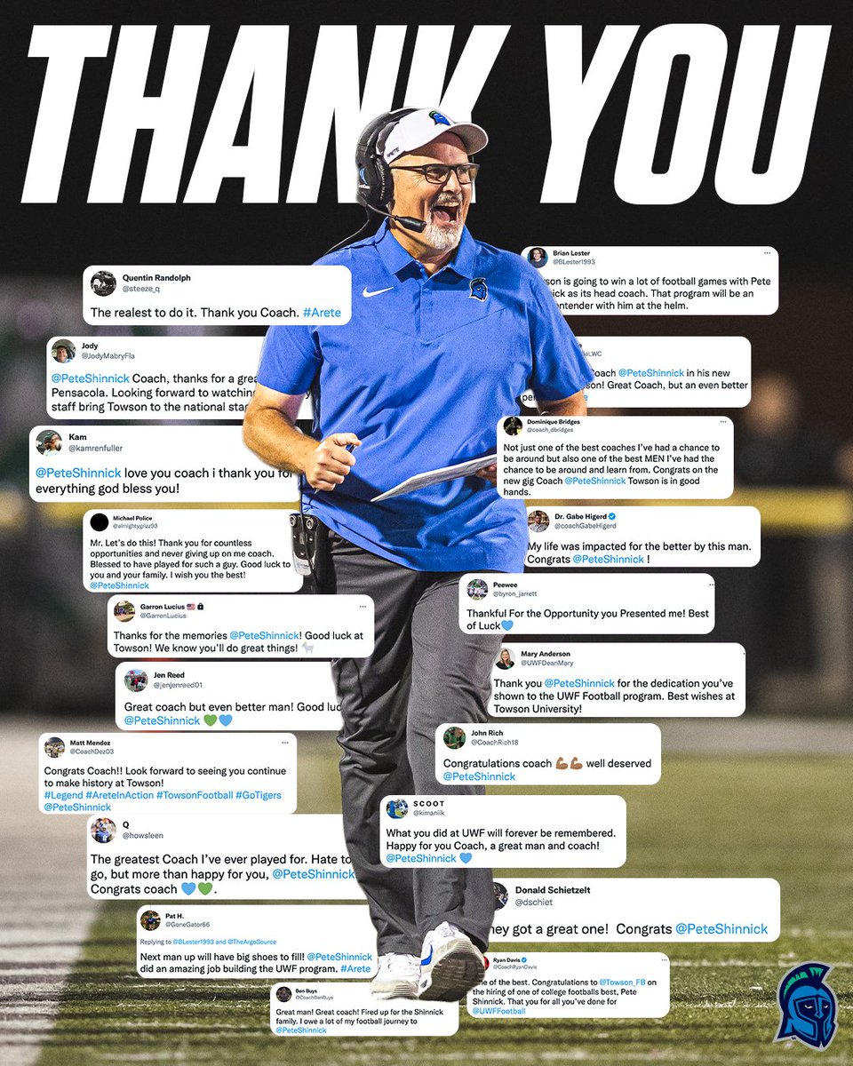 Thank you Coach Shinnick for all you’ve done for our program! We wish you the best of luck! Arete!

#GoArgos