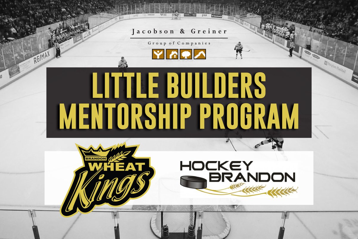 bdnwheatkings's tweet photo. The BWK, J &amp; G and Hockey Brandon are excited to announce the "J&amp;G Little Builders BWK Mentorship Program"! 

STORY HERE - https://t.co/HLojlsCPdJ

A 1st of its kind program that means every team in Brandon will have a direct tie to the WHL's BWK!

@JandGHomesLtd @hockeybrandon17 https://t.co/58WTPq0z8r