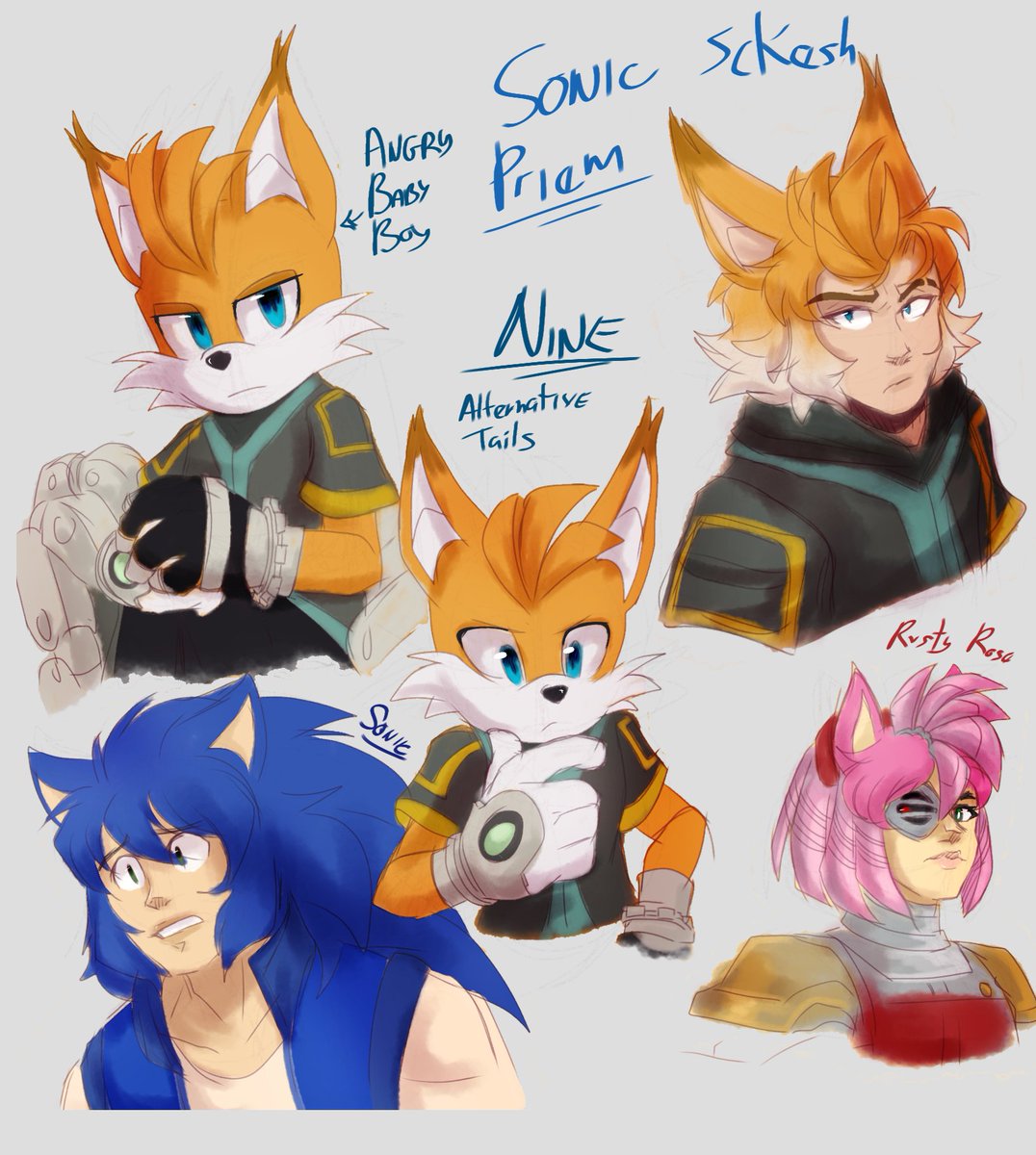 Kaua16 on X: some cool things ig #sonic #tails #knuckles #amyrose