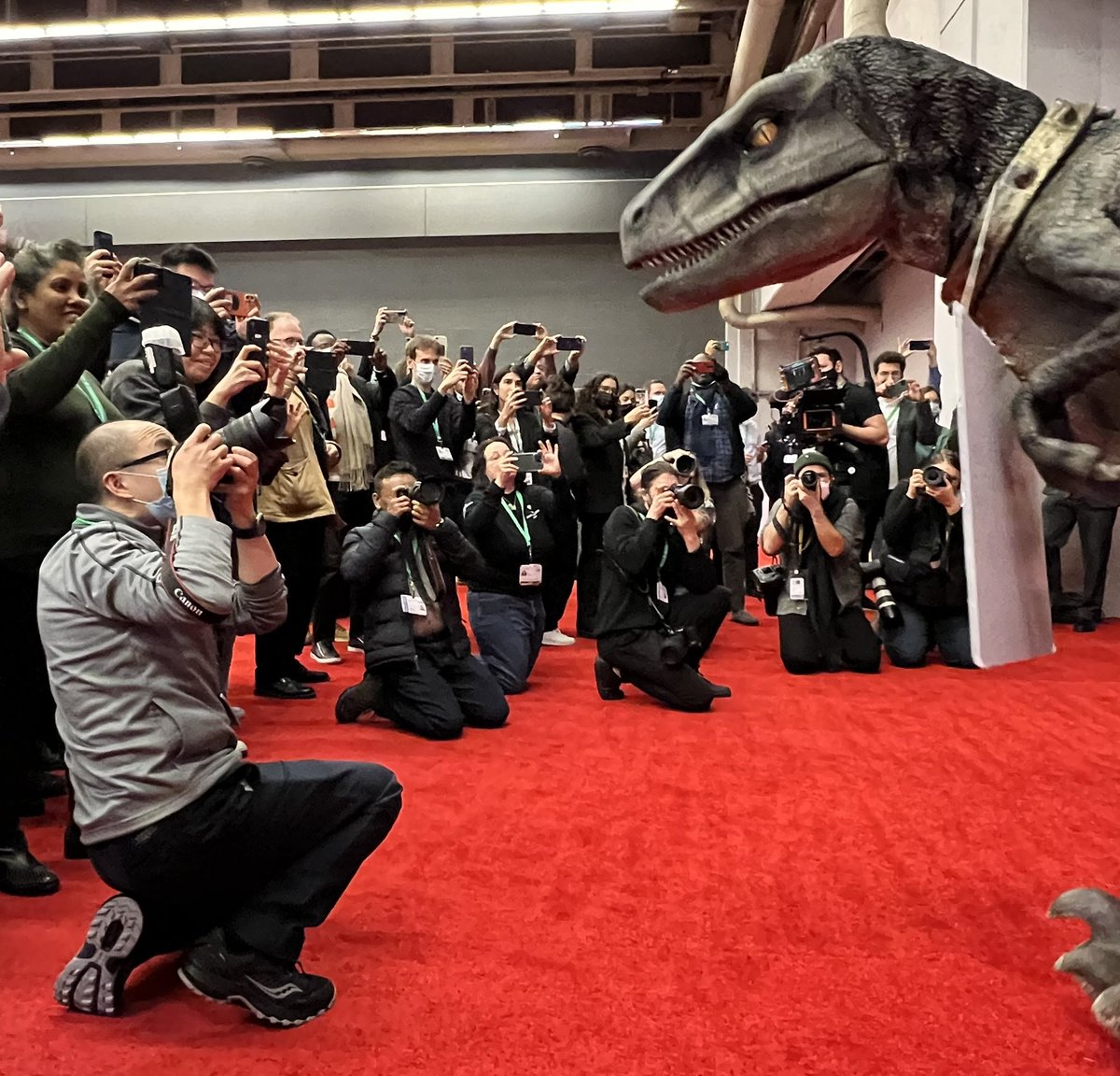 I thought the delegates at #COP15 could use a little encouragement, so I swung by today to cheer them on. Negotiations are never easy but this is our chance to commit to conserving 30% of lands &amp; oceans by 2030. U can do it humans! Choose #biodiversity #DontChooseExtinction