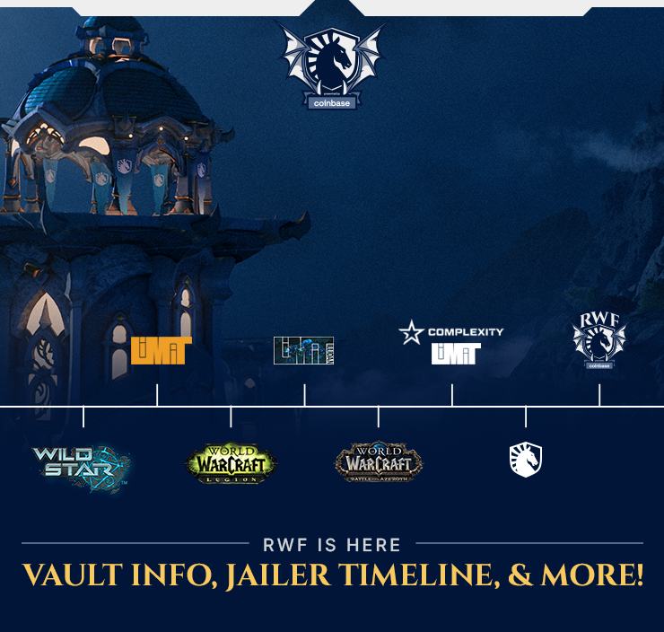 LiquidGuild's tweet photo. #LiquidRWF starts tomorrow and there is no better time to brush up on your RWF history! 

Checkout the full timeline from Limit to Liquid and beyond, including a tell-all about our run in Sepulcher 👇

📜 https://t.co/6EEtbTIgYu https://t.co/EutXln2z2E