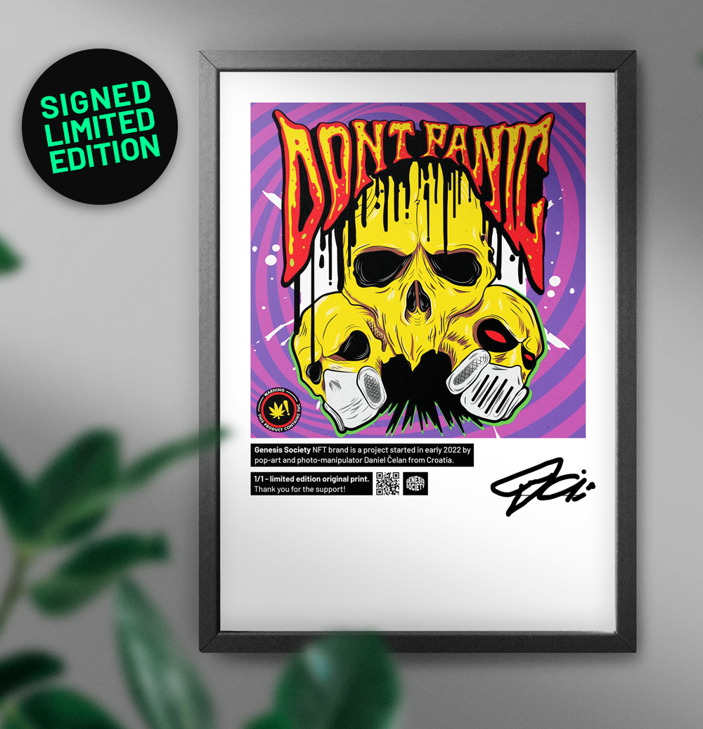 Custom, handmade, UV prints with glossy and matt finish. All printed in Croatia, supervised by myself, all signed and come with FREE shipping worldwide and 3 stickers.

⭐genesissocietynft.etsy.com

#NFT #art #print #abstract #nfts #NFTCommunity #cryptocom #etsy #wallprint #nftart