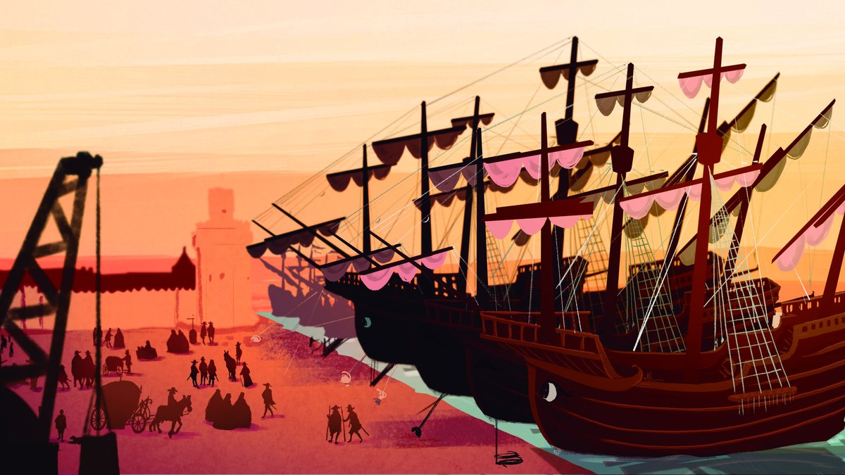 Trinidad, Concepción, Antonio y Santiago fueron mis compañeros de aventuras. Nos llamaron #LaArmadaDelMaluco, bueno o "la armada del viaje imposible"… 🌊

Lo que no sabían es que yo no me rendiría. Convertí lo imposible en la mayor gesta de la historia.
#LaPrimeraVueltaAlMundo