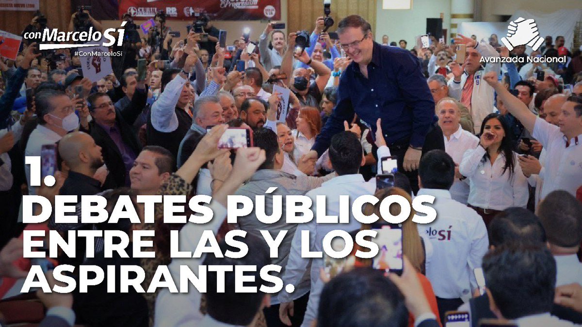 avanzada_n's tweet photo. ¿Sabes en qué consisten las propuestas de Ebrard para elegir al coordinador de los Comités de Defensa del Voto de Morena?

Aquí te contamos 👇

1️⃣ Debate en el primer semestre de 2023, y conocer perfiles, trayectorias y propuestas. https://t.co/44DlwZgW4J