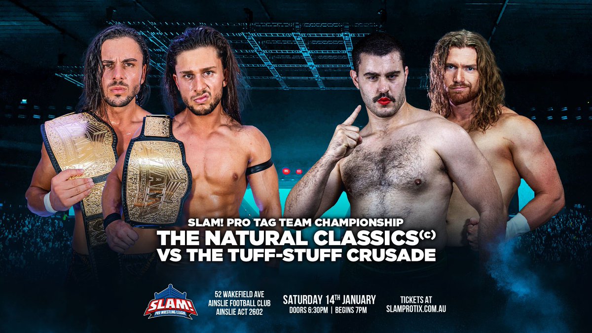 TomeFilip's tweet photo. Jan 14 - our first title defence at #SlamPro https://t.co/BGGMF6Wxzl