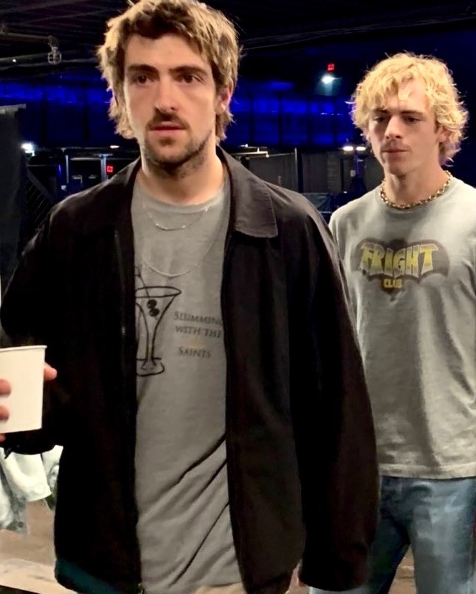 SlummingSaints's tweet photo. A year ago @RockyLynch of @thedriverera reppin the first round of SWTS merch designed by @sofiahope511 😇😇🍸🍸 new merch on the way for all our new Saints 👀👀👀 https://t.co/K3DHUVoMZE