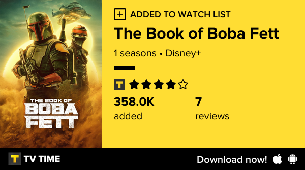 awhrdylan's tweet photo. I've just started following The Book of Boba Fett https://t.co/J0JZcOWepC #tvtime https://t.co/jTYsEsFGWe