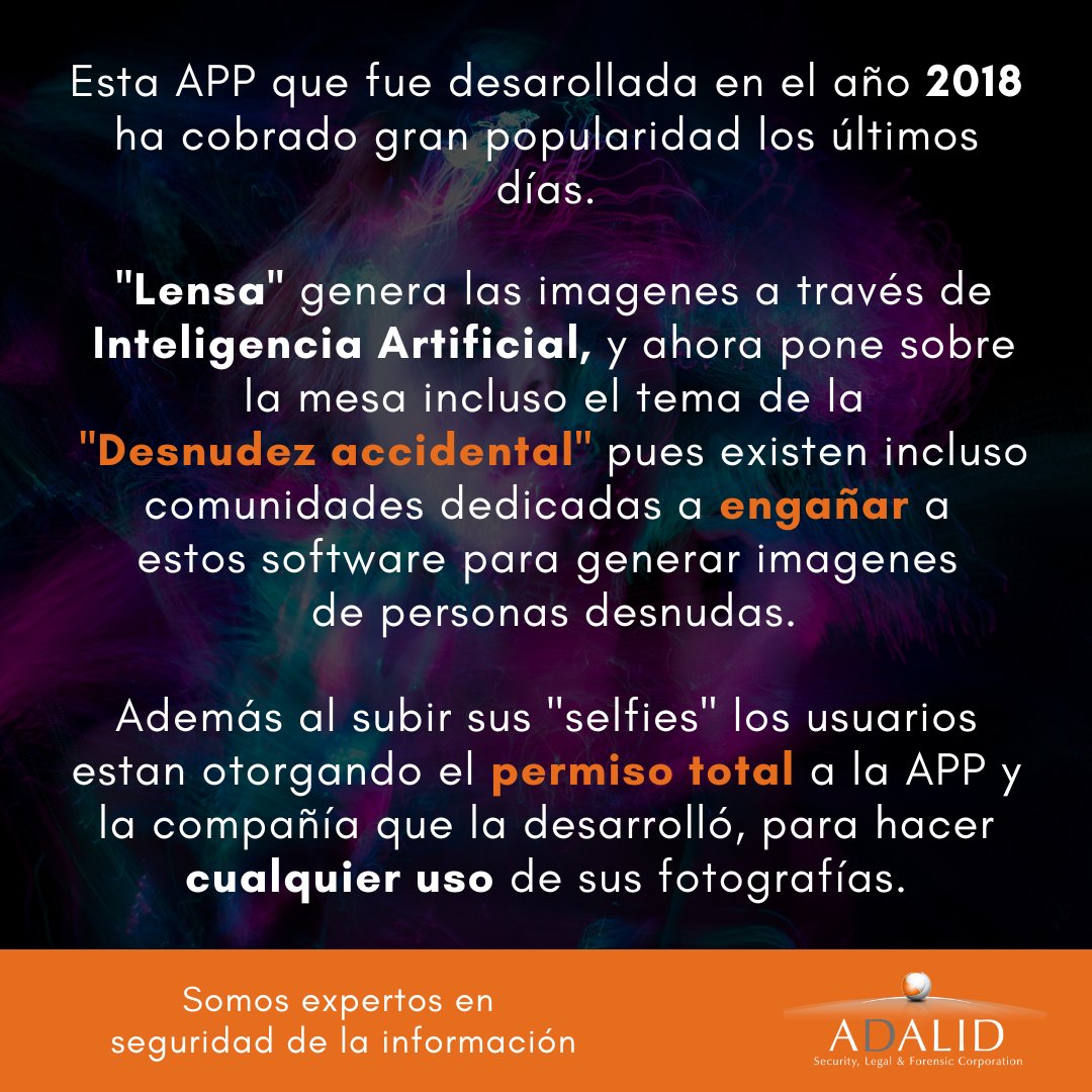 ⚠️🚫 Aunque estás APPS son descargadas de las tiendas oficiales, aún existe peligro...

#lensa #lensaapp #hackers #software #inteligenciaartificial #derechosdeautor #trend #metaverse