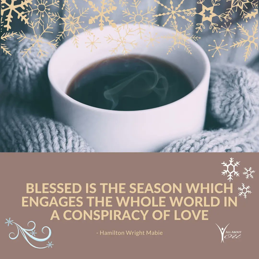Hope your holiday season is going well. May this season be filled with love and happiness for you and your loved ones! 🎄🎁❄️ #HolidaySeason #Inspiration #AAYEvents