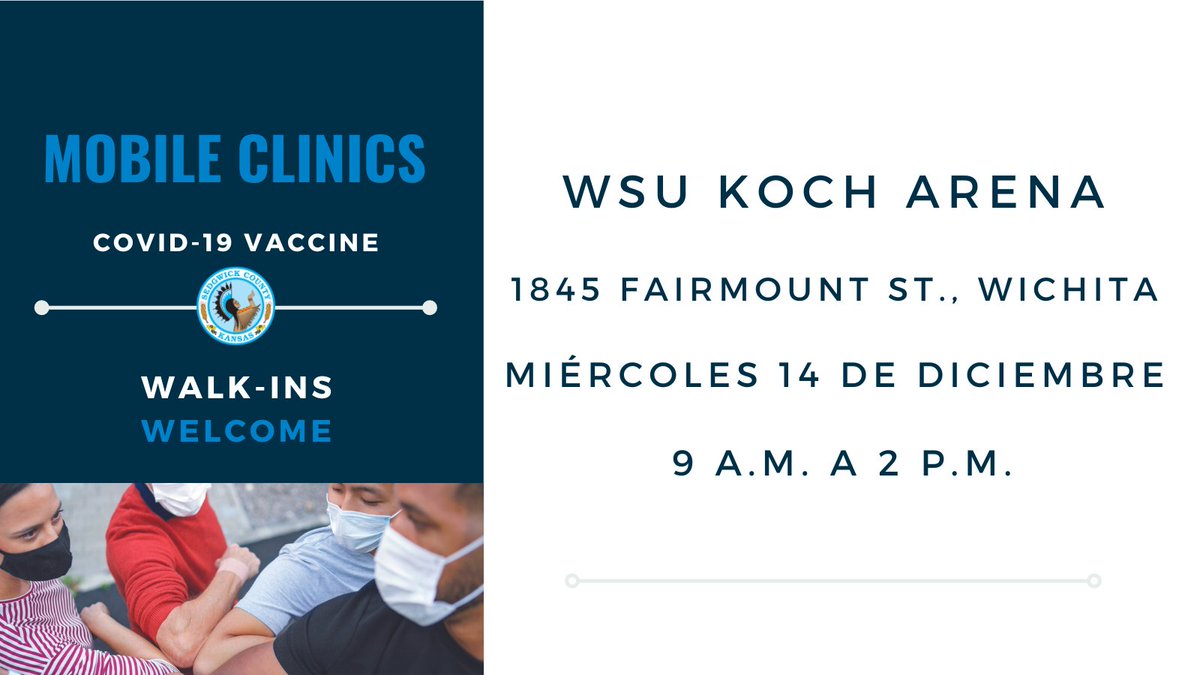 Sedgwick County on Twitter "Please join us for a COVID19 vaccine