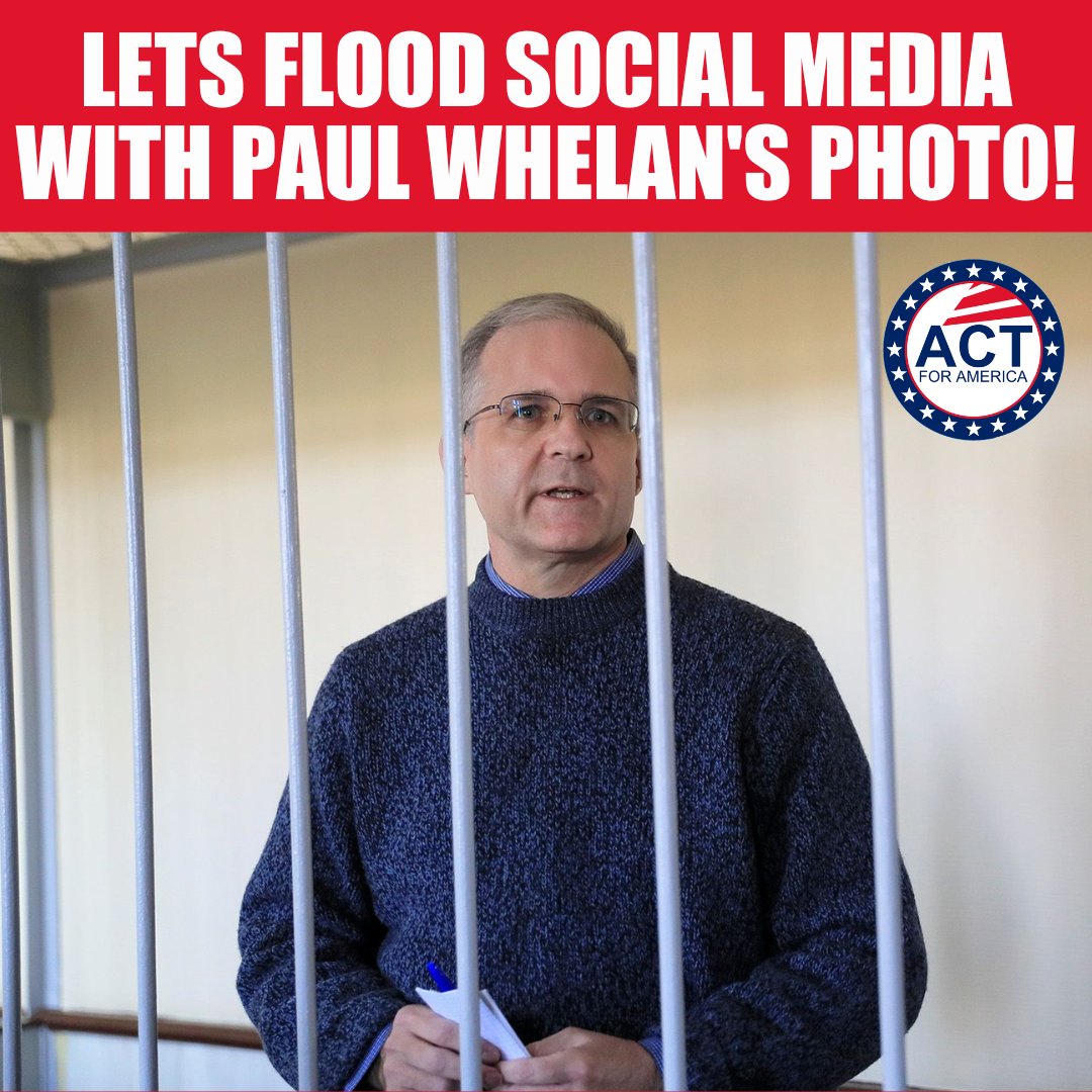 ACTforAmerica's tweet photo. Bring Paul Whelan Home! https://t.co/bIZI525F5D