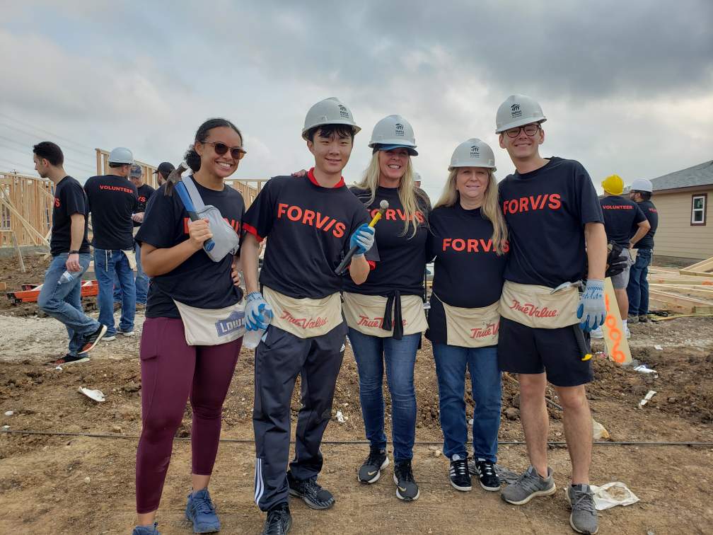 HabitatSATX's tweet photo. Thanks to our friends at @FORVIS, who put up the walls for two houses today!
We appreciate the great partnership.
#HabitatforHumanity #community #TheFORVISWay #Forvis https://t.co/Ovjb4VFcHb