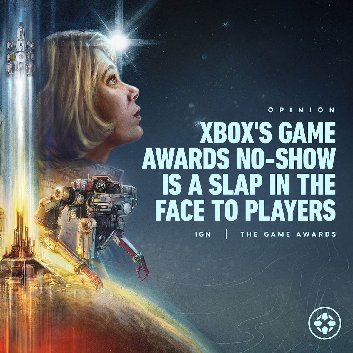 IGN's tweet photo. Unlike PlayStation and even Nintendo, Xbox literally showed nothing for the year to come during The Game Awards as far as exclusives are concerned. Our Op-Ed, by Podcast Unlocked host Ryan McCaffrey: https://t.co/MaxCAPlujf https://t.co/xK3xLddlHV
